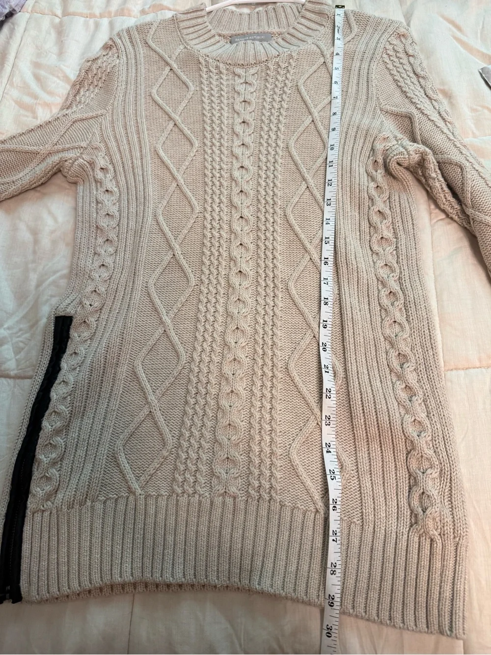 Banana Republic textured cable